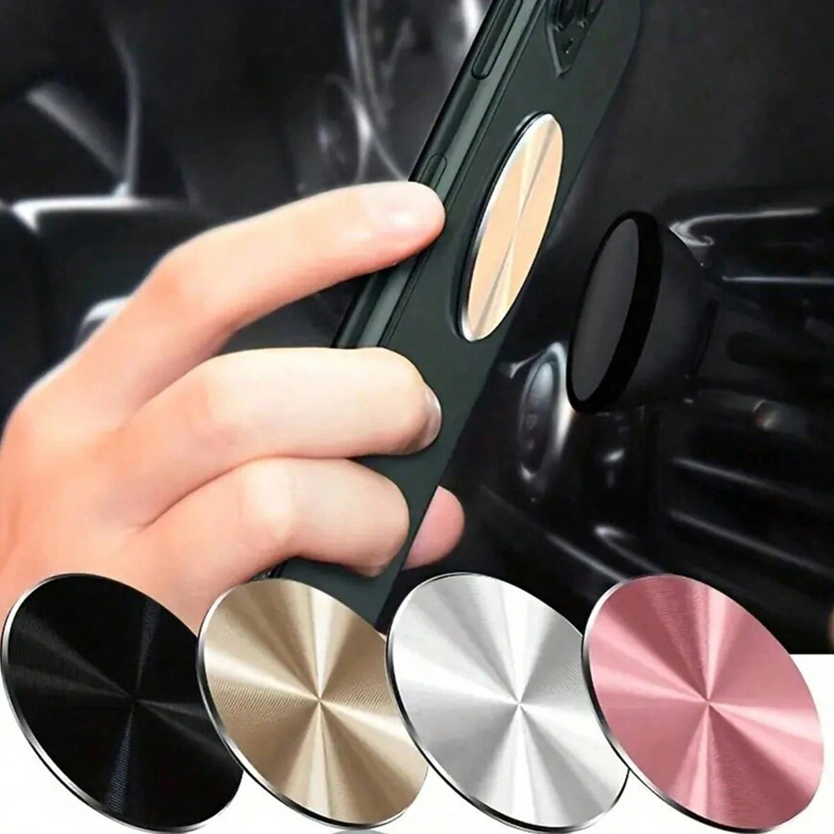 CD Patterned Magnetic Phone Holder Magnet Suitable Holders Automotive Qme