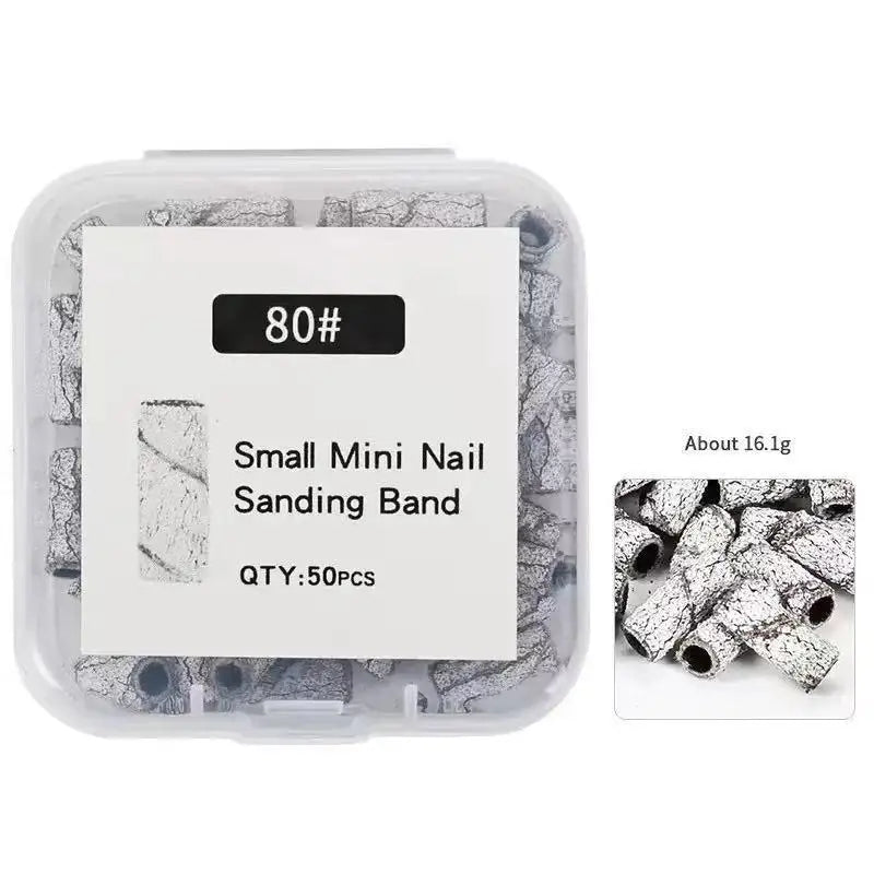 Durable Mini Nail Sanding Bands Electric Drill Professional Care Tools Qme 3
