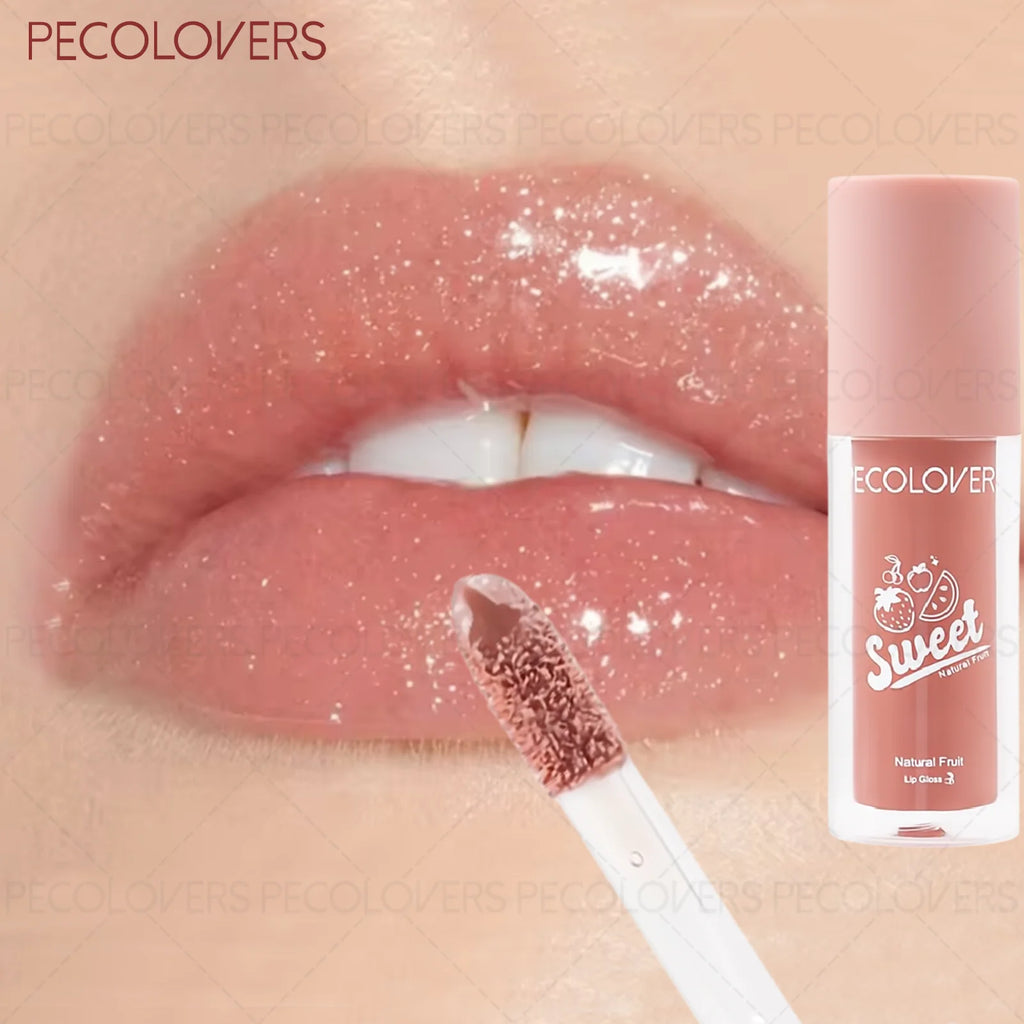 Fruit Flavor Lip Gloss Hydrating Non-sticky Lipstick Dry Lips Vibrant Qme