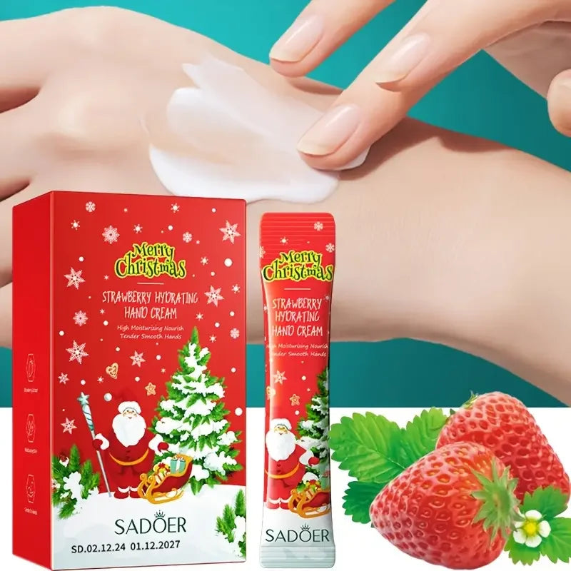 Fruit Moisturizing Hand Cream Christmas Soft Smooth Skin Improve Dry Qme