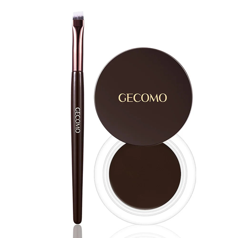 GECOMO Long Wear Matte Eyeliner Gel Cream Quick Drying Waterproof Qme