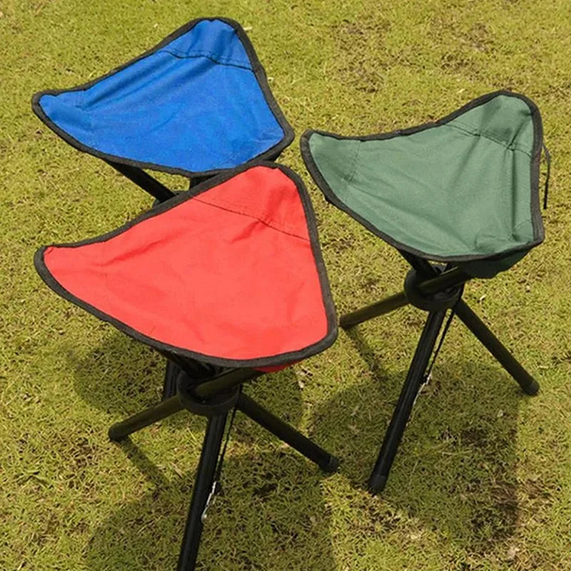 Beach Chairs Outdoor Multi Function Portable Folding Stool Triangle Qme