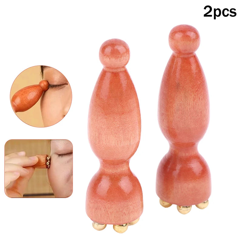 Handheld Lotus Seedpod Beauty Professional Alloy Rosewood Facial Qme