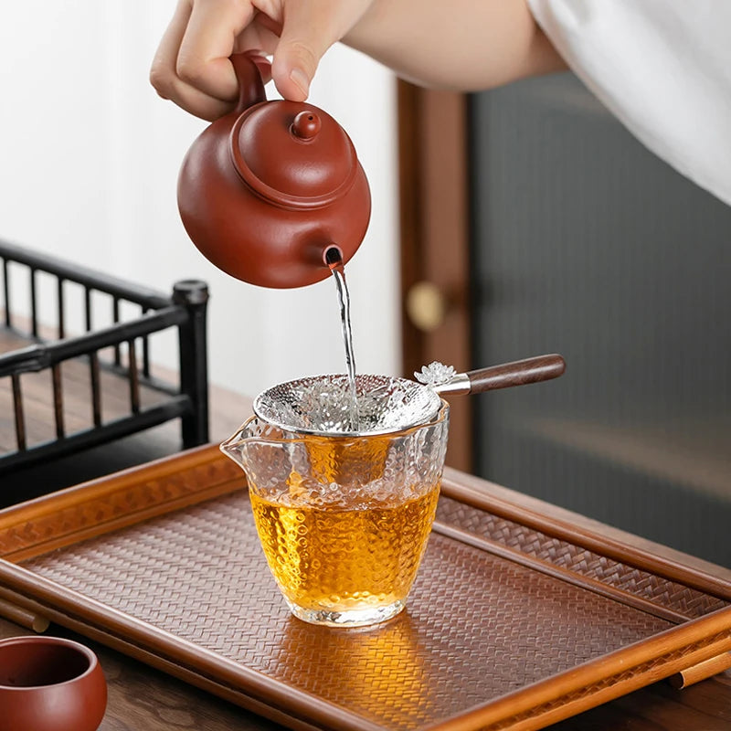 Metal Mesh Tea Strainer Stainless Steel Filter Sieve Teaware Lace Qme