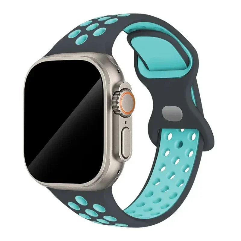 Silicone Strap Apple Watch Band Ultra 2 Sport Bracelet Iwatch Series