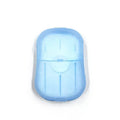 Outdoor travel disposable soap tablet box soap paper Portable hand washing tablet Small soap tablet mini soap sheet Qme Blue