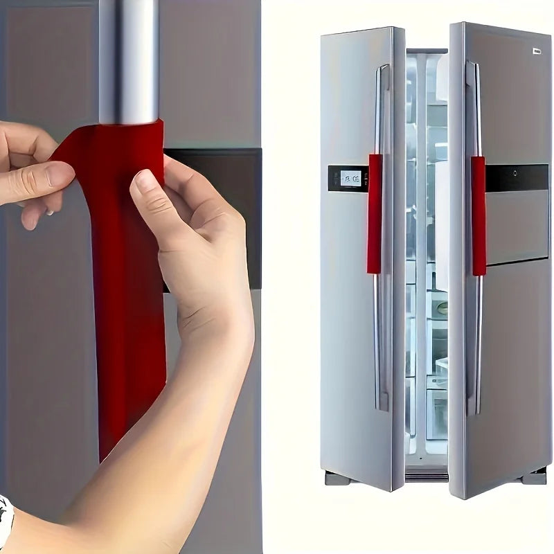 The Refrigerator Door Handle Gloves Are Designed to Protect Your Kitchen Appliances from Stains, Drips, And Food Marks Qme