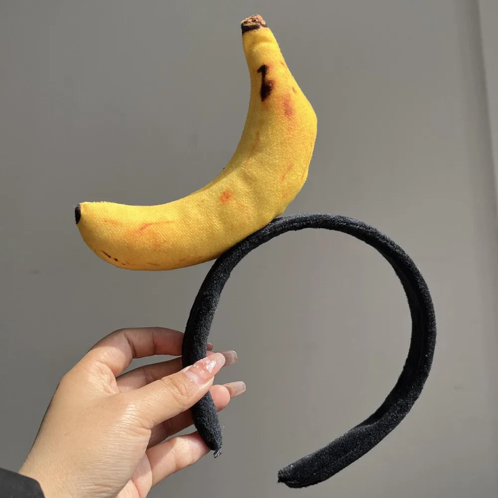 Fashion Kawaii Simulated Food Hair Hoop Korean Headwear Fruits