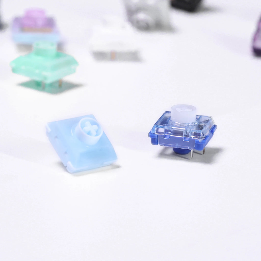 Kailh 12 Different Low Profile Switch Linear Tactile Click Silent Switch and Keycap for Mechanical Keyboard (Experience Package) Qme