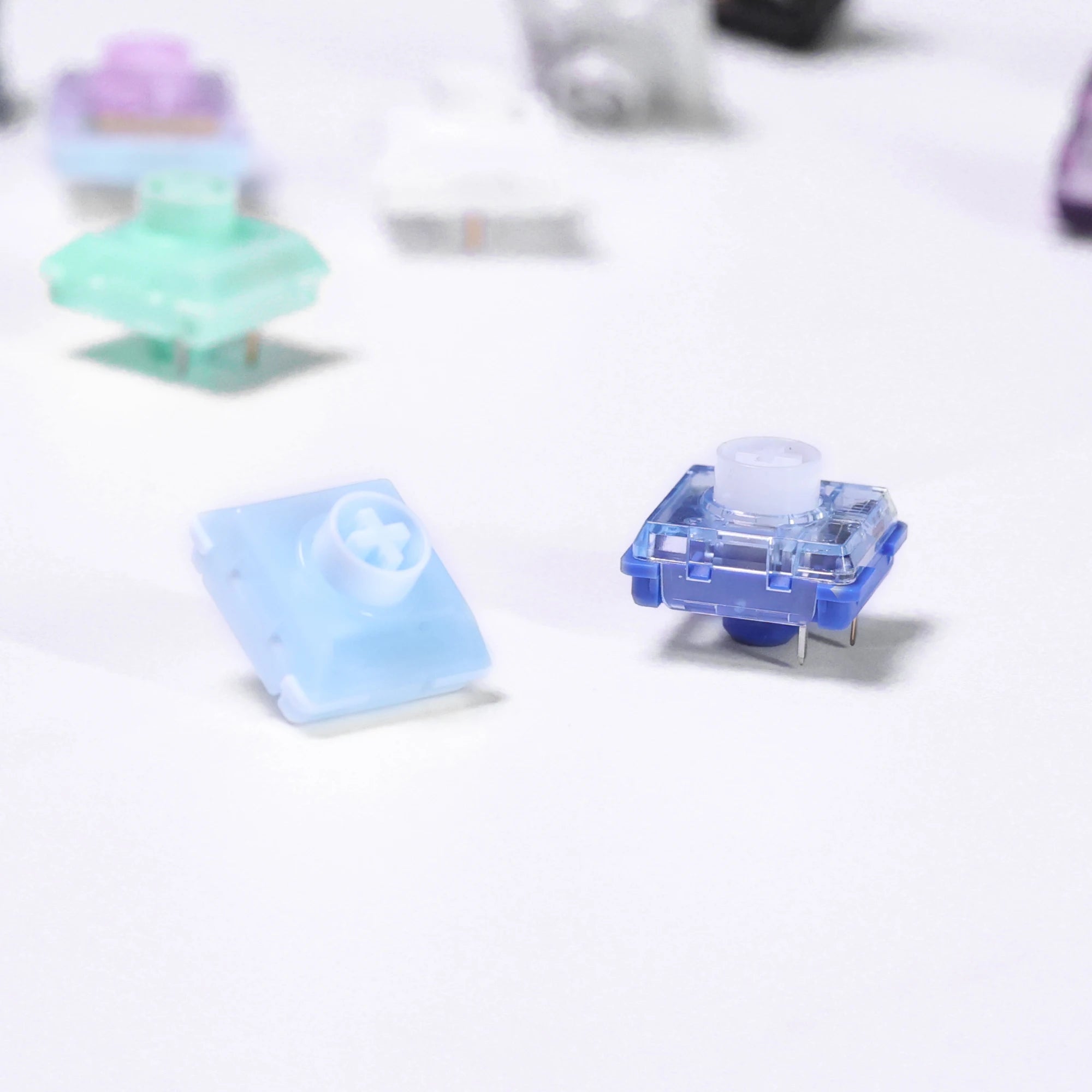 Kailh 12 Different Low Profile Switch Linear Tactile Click Silent Switch and Keycap for Mechanical Keyboard (Experience Package) Qme