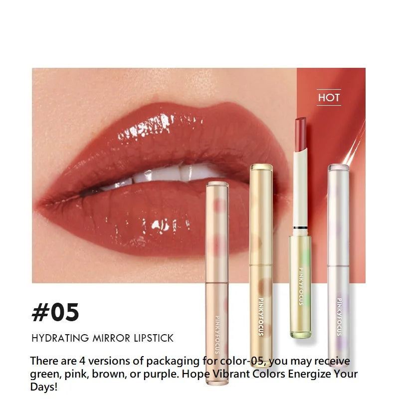 8 Colors Moisturizing Watery Lipstick Hydrating Formula Dry Season Qme 05