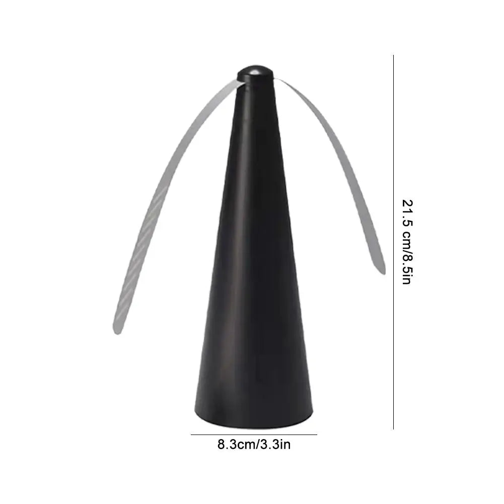Outdoor Fly Bug Repeller Kitchen Dining Table Meal Pest Fan Desktop Tabletop Electric Battery Operated Food Protector Tool Qme