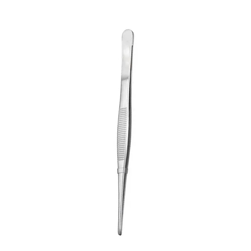 Stainless Multifuctional Steel Elbow Tweezers Aquarium Clip Long Qme 25cm Straight