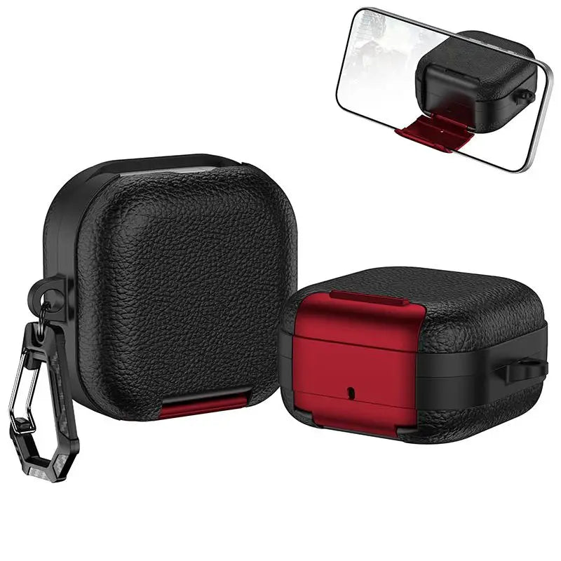 Lychee Pattern Case GalaxyBuds4 4pro Headphones Full Body Protection Qme A9