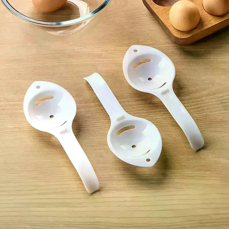 Extended Handle Egg White Separator, Egg Yolk Separator, Egg White Filter, Kitchen Cooking Egg Separator Egg Strainer Qme