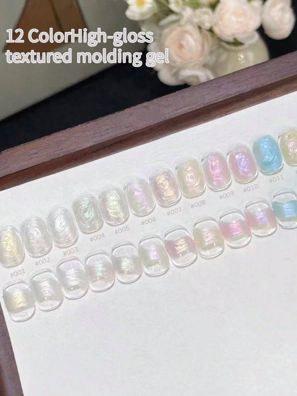 12-color Fluorescent Solid Gel Polish Gradient Blush UV Nail DIY Art Qme