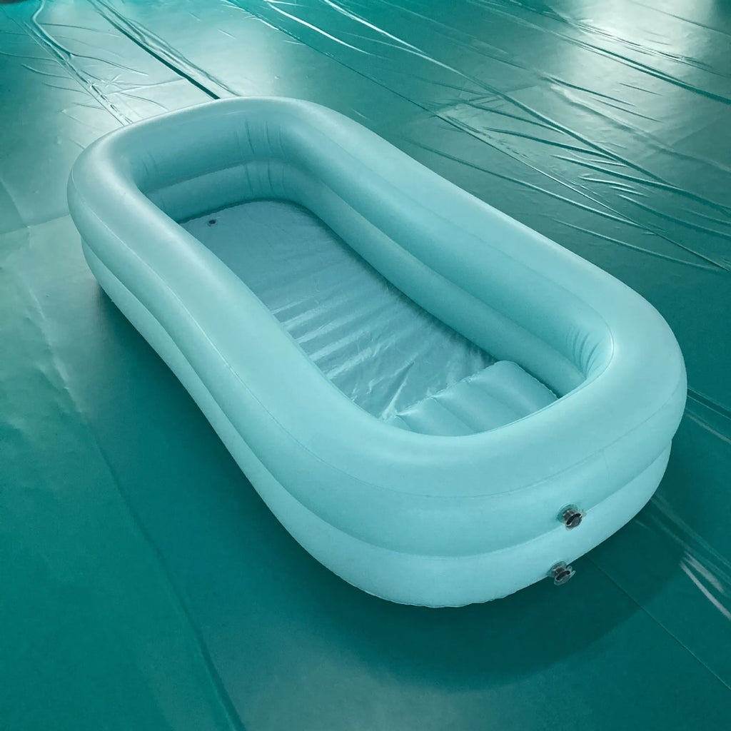 PVC inflatable bathtub for home medical care, environmentally friendly portable medical care, patient-specific bathing pool Qme