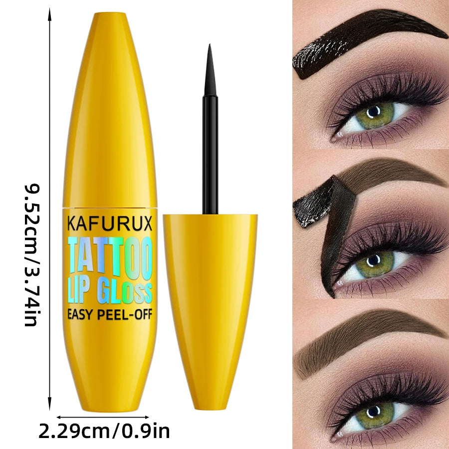 5 Colors Semi-permanent Peel Off Eyebrow Dye Cream Waterproof Brow Qme