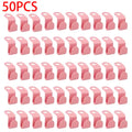 Wardrobe Coat Extender Clips Holder Space Saving Mini Clothes Hanger Qme Pink