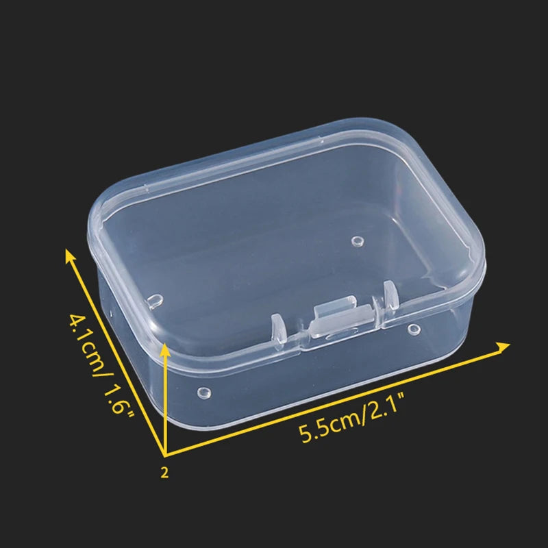 Jewelry Beads Container Sundries Organizer Fishing Tools Transparent Qme