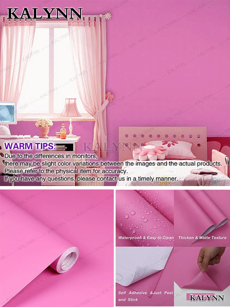 Yellow Peel Stick Wallpaper Vinyl Removable Wall Paper Self-adhesive Qme