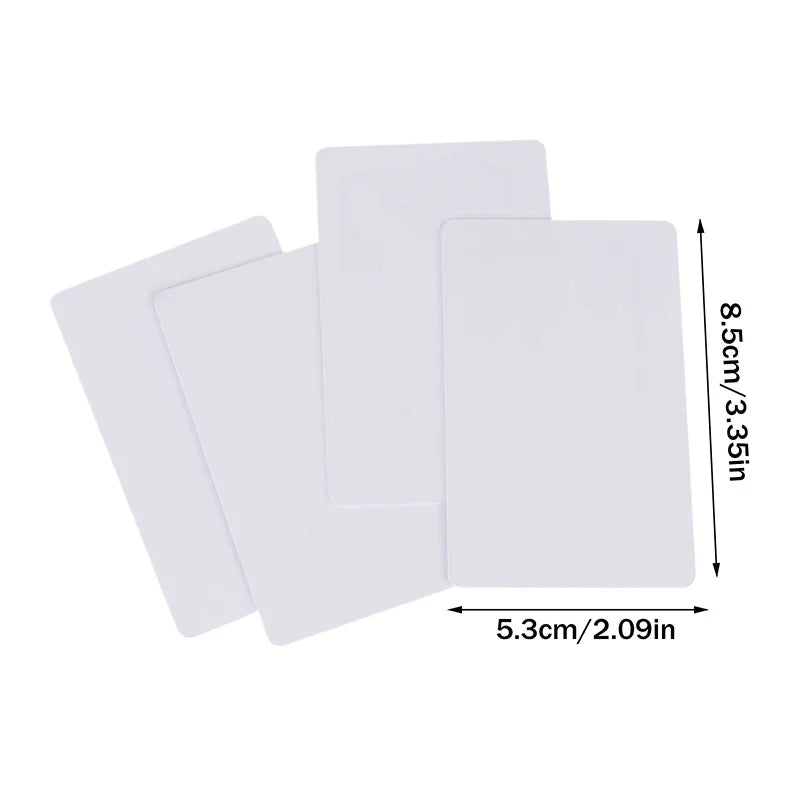 Rewritable 125KHz RFID T5577 5200 EM4305 Blank Card PVC Tags Smart Qme