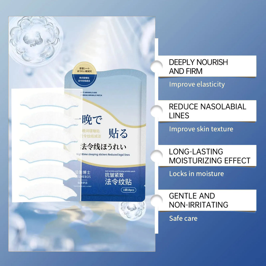 3/5/10PC Collagen Wrinkle Reduce Patch Retinol Fade Fines Lines Lift Firm Tighten Skin Mask Korean Moisturizing Skin Care Patch Qme