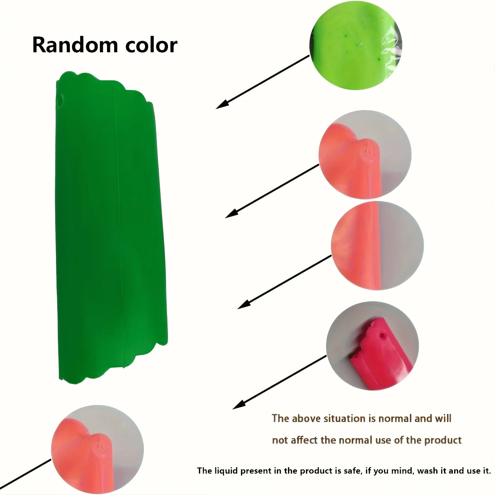 Easy-Grip Garlic Peeler - Durable Plastic, Perfect for Kitchen & Dining Use Qme Green 1pc
