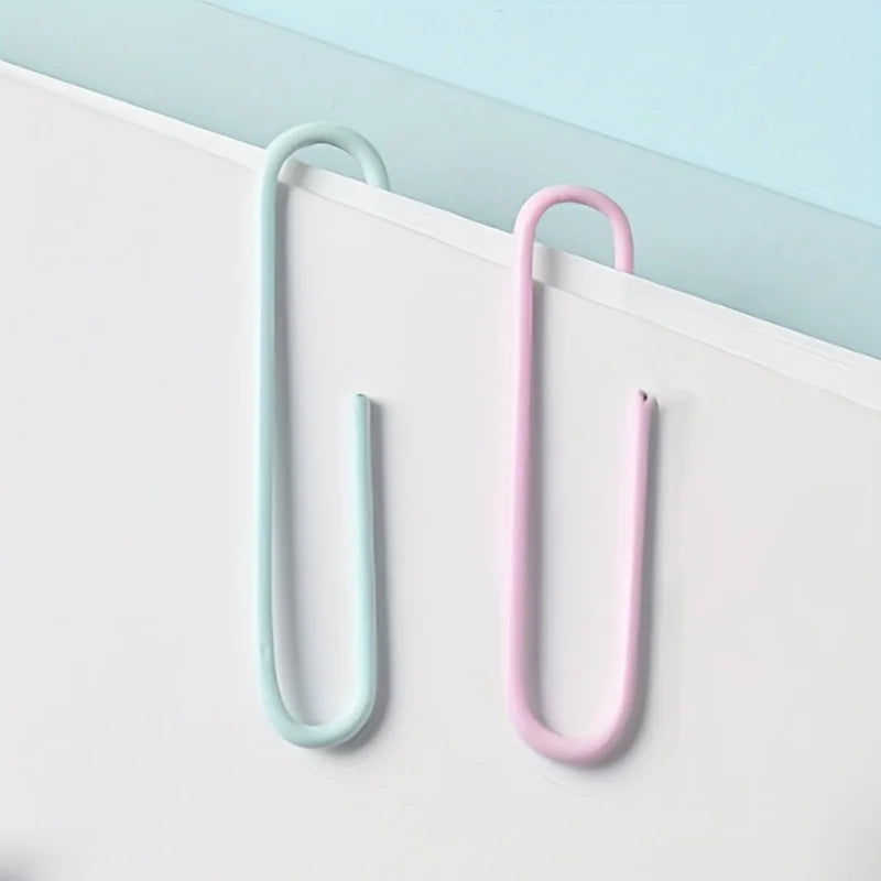 20 Macaron Colored Paper Clip Boxes Clips Qme