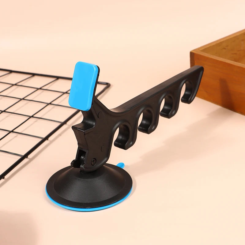 Fishing Rod Rack Horizontal Organizer Support Suction Cup Car Bracket Qme