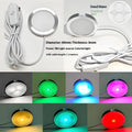 USB Circular Wltra-thin Aluminum Alloy Lamp 5V 3D Printer Accessories Qme Multicolor