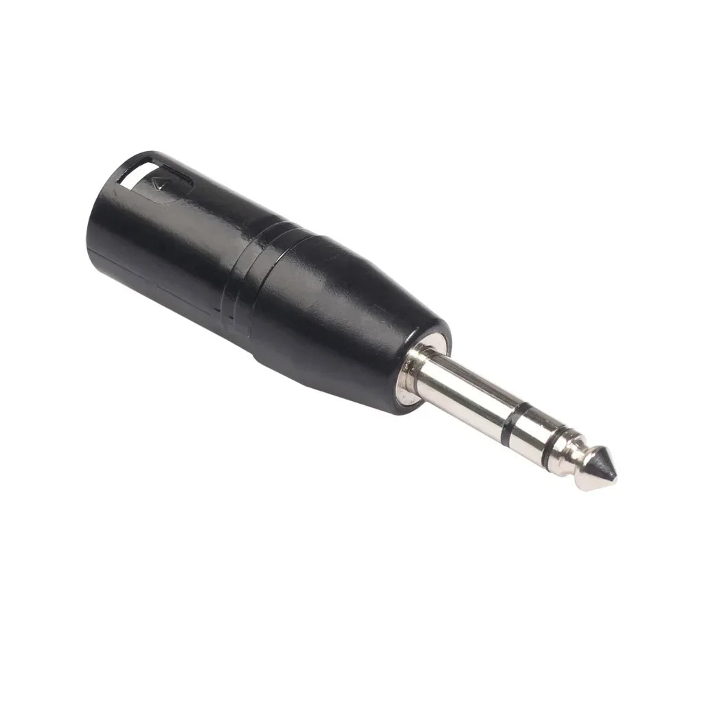 6.35mm Mono Male To XLR 3 Pin Female/Male Audio Plug Converter Adapter Connector for Headphone Microphone Power Amplifier Guitar Qme