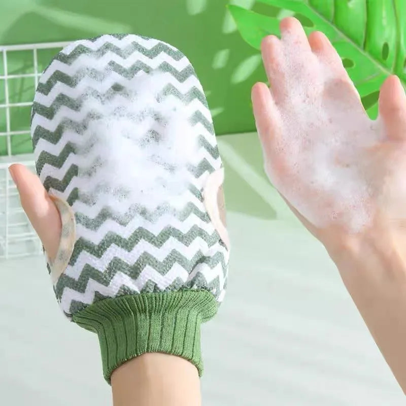 Double Sided Exfoliating Bath Gloves Thickened Powerful Mud Dead Skin Qme