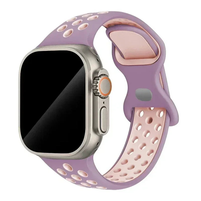 Silicone Strap Apple Watch Band Ultra 2 Sport Bracelet Iwatch Series