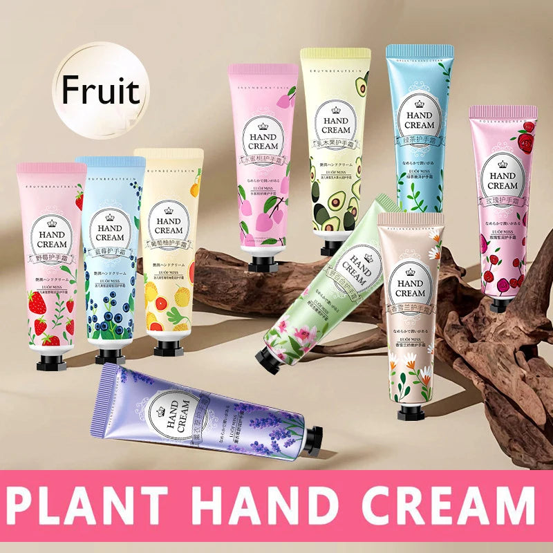 Plant Fruit Hand Cream Natural Fragrance Moisturizing Lotion Dry Qme