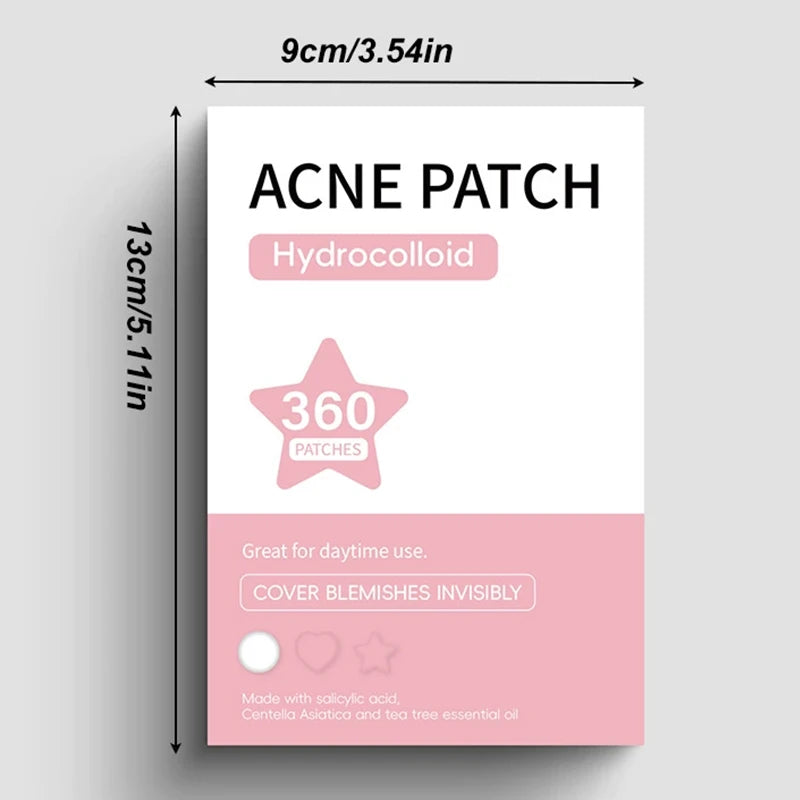 Colorful Hydrocolloid Acne Patches Invisible Anti-blemish Spot Qme