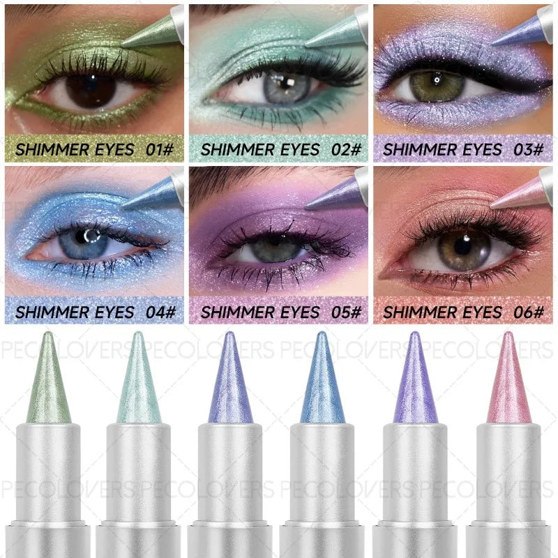 Pointed Eyeshadow Waterproof Sweatproof Rendering Suitable Festival Qme