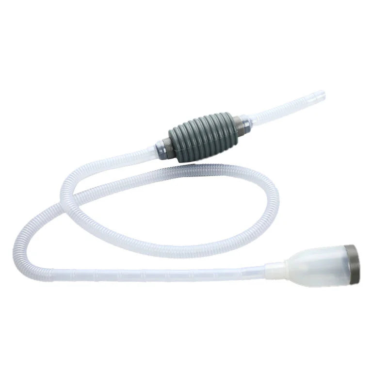 Aquarium Tank Vacuum Siphon Gravel Cleaner Pump Water Change Safe for Fish. Qme
