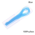 Dental Floss Threader Traction Line Oral Crown Brace Bridge Implant Qme Blue