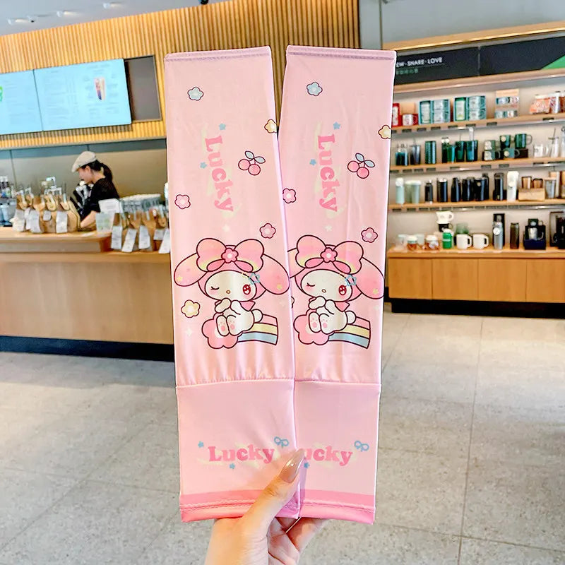 Hello Kitty Kuromi UV Arm Sleeves – Cooling Sun Protection