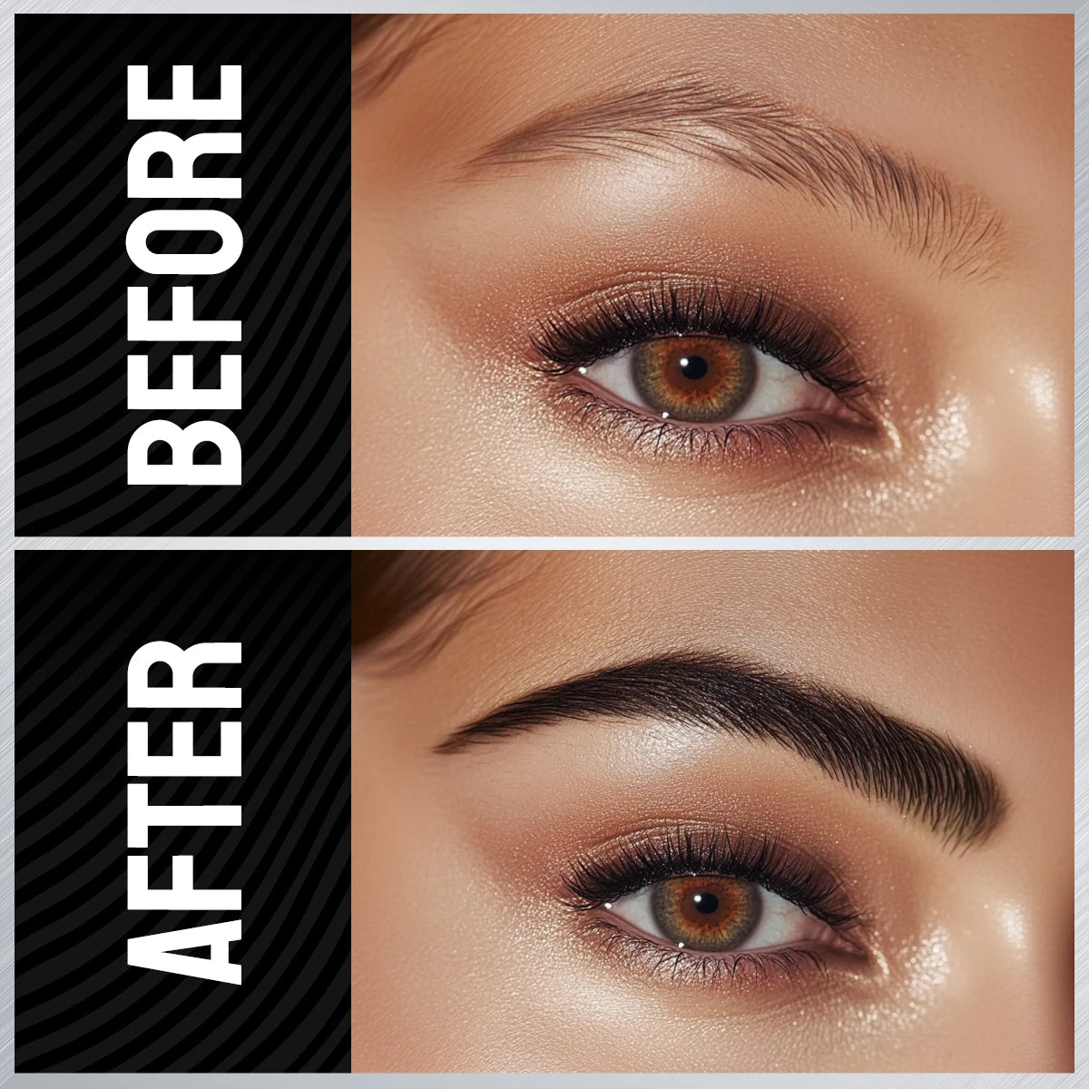 Two-Pronged Eyebrow Pencil Waterproof Sweatproof Non-smudging Multifunctional Natural Eyebrow Pencil Makeup Cosmetics Qme