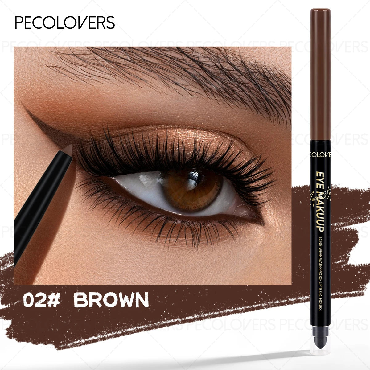 Double Head Eyeliner Gel Pen Multi Selection Rendering Not Easy Qme 02