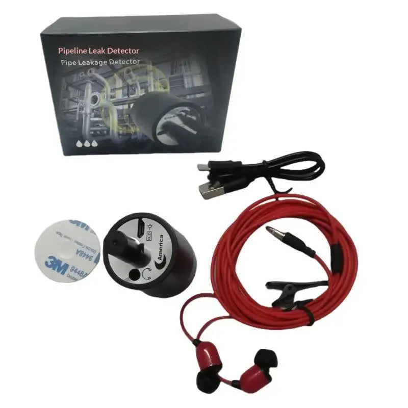 Portable Pipe Leakage Detector With High Sensitivity Probe Perfect For Home Water Pipe Check Repairs Qme B