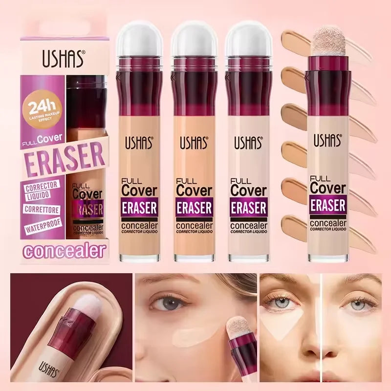 Sponge Head Concealer Dark Circles Tears Freckles Acne Pigmentation Qme