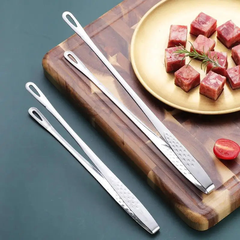 Stainlesssteel Foodclipskitchen Clips Korean Barbecue Tweezers Qme