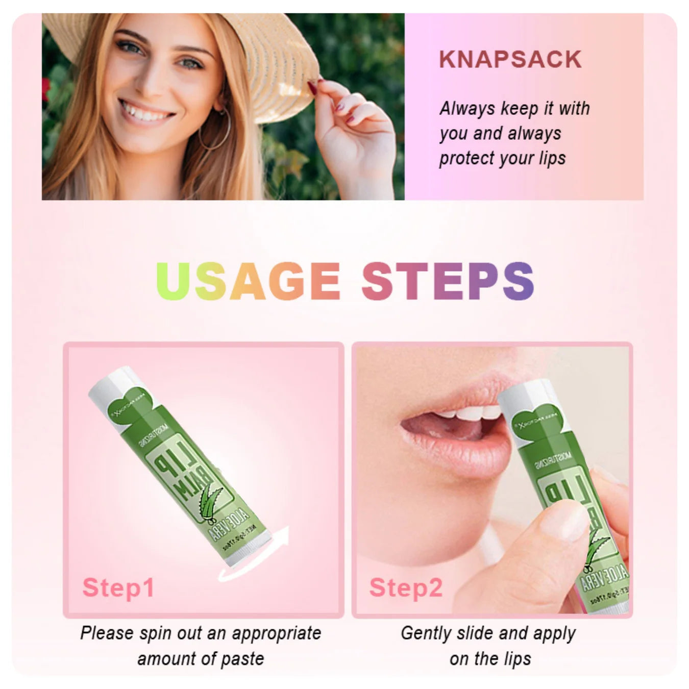 48PCS/ Box Moisturizing Lip Balm Set 5g12 Flower Fragrance Natural Fragrance Moisturizing and Brightening Lip Color Holiday Gift Qme