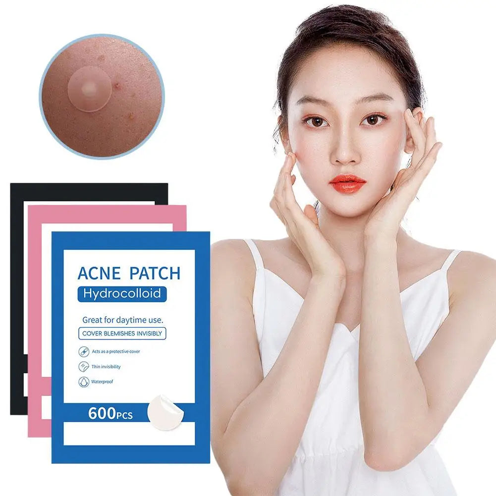 360/600PCS Colorful Star Pimple Patch Acne Concealer Face Spot Beauty Makeup Tool Invisible Acne Removal Skin Care Stickers Qme
