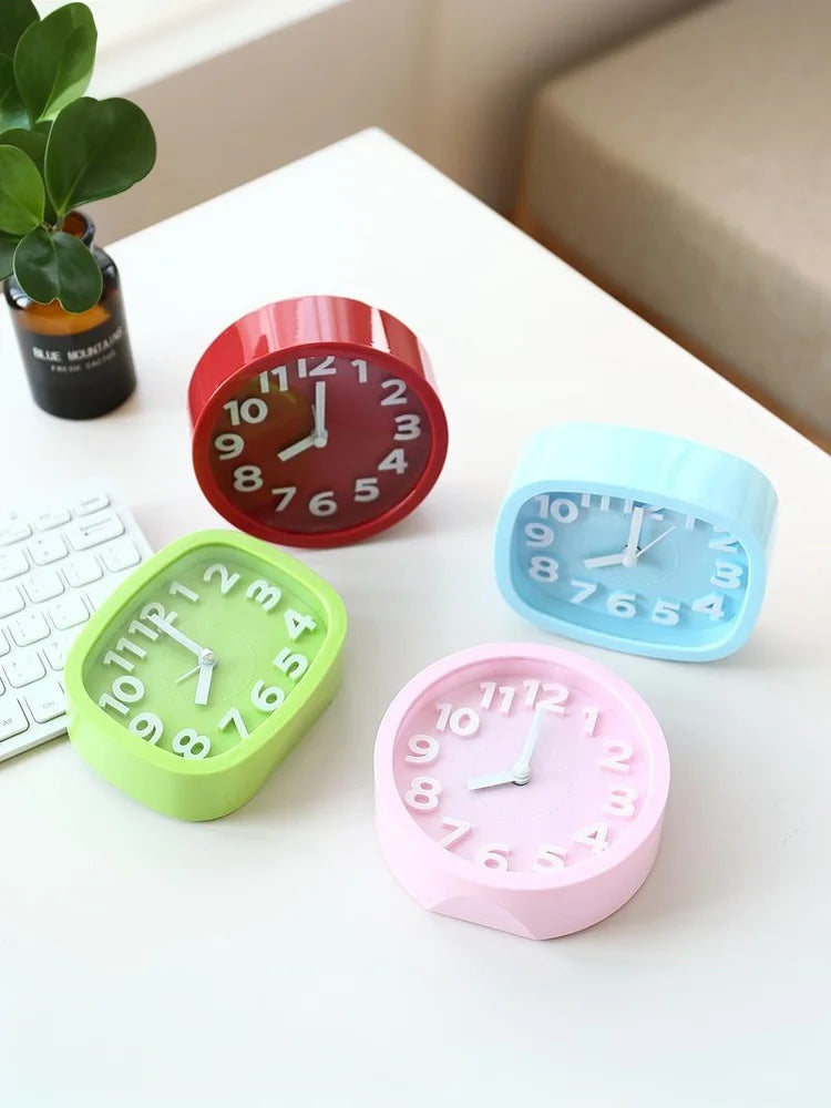 Quartz Clock Desktop Ornaments Alarm Electronic Creative Personality Qme