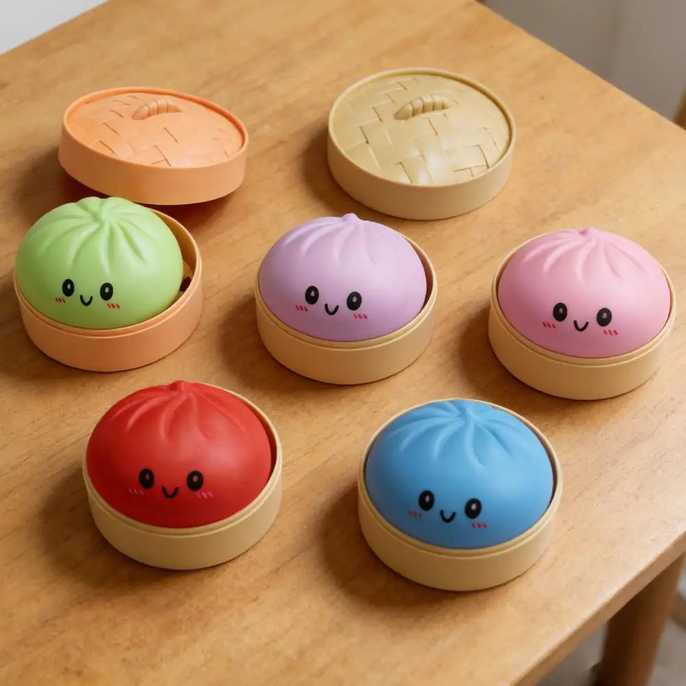 Realistic Giant Steamed Bun Squeezable Toy Simulation Food Squishies Qme