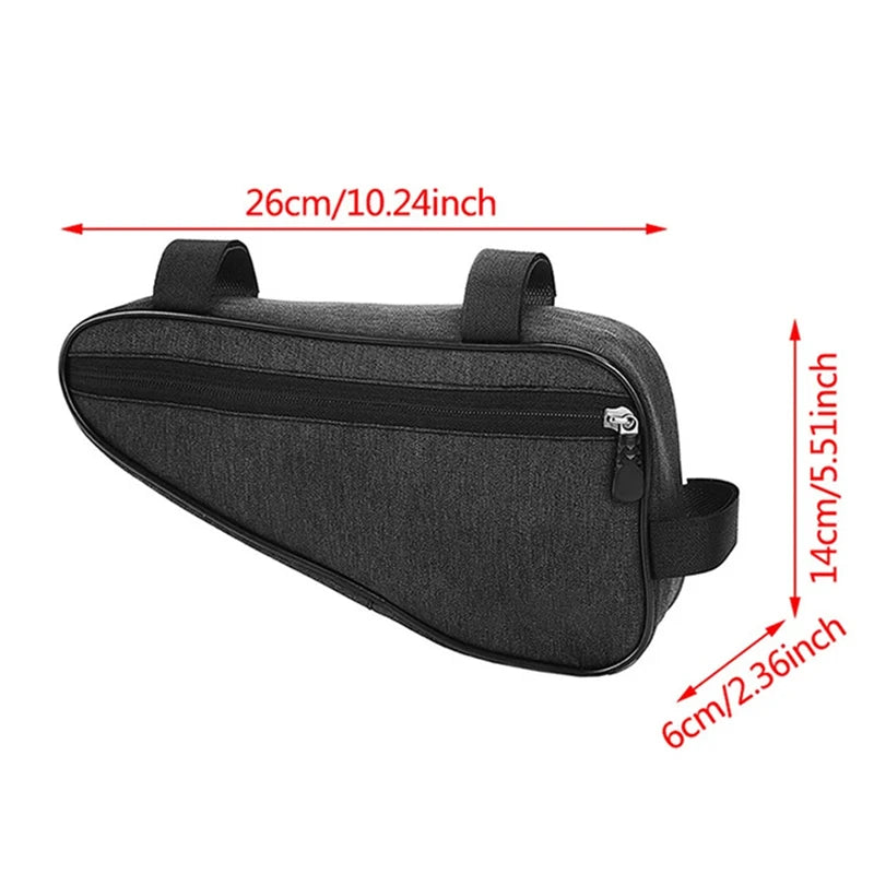 Waterproof Bicycle Bag Triangle Bike Bag Front Tube Frame Bag Mountain Bike Triangle Pouch Frame Holder Bicycle Accessories Qme